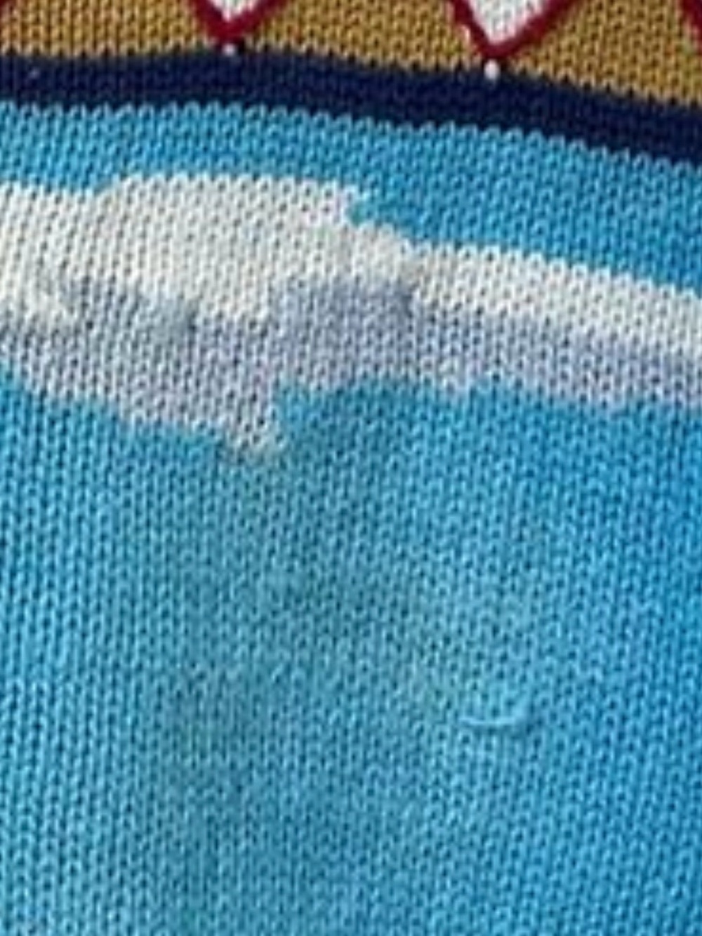 Vintage Storybook Indian Teepee knitted button down - Picture 11 of 14